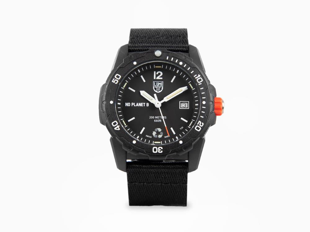 Montre à Quartz Luminox Bear Grylls No Planet B, Noir, 42 mm, XB.3722.ECO