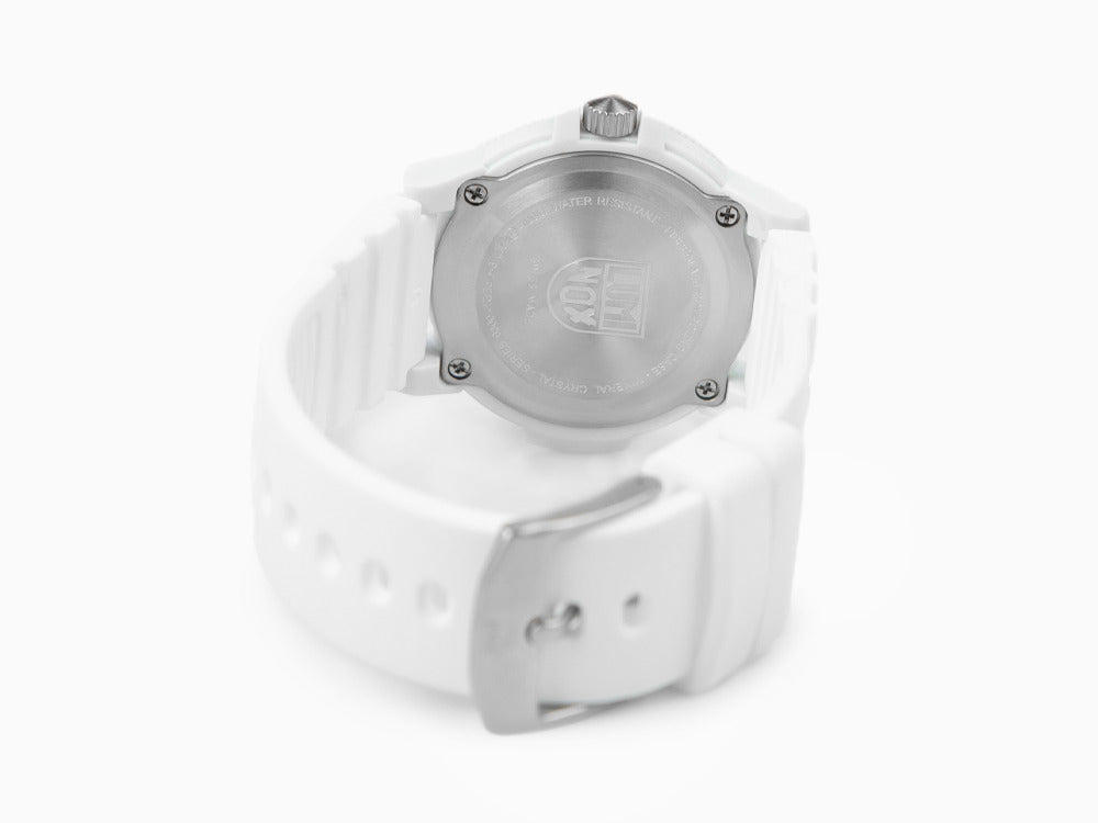 Montre à Quartz Luminox Leatherback Sea Turtle, Blanc, Fibre de verre, 39mm