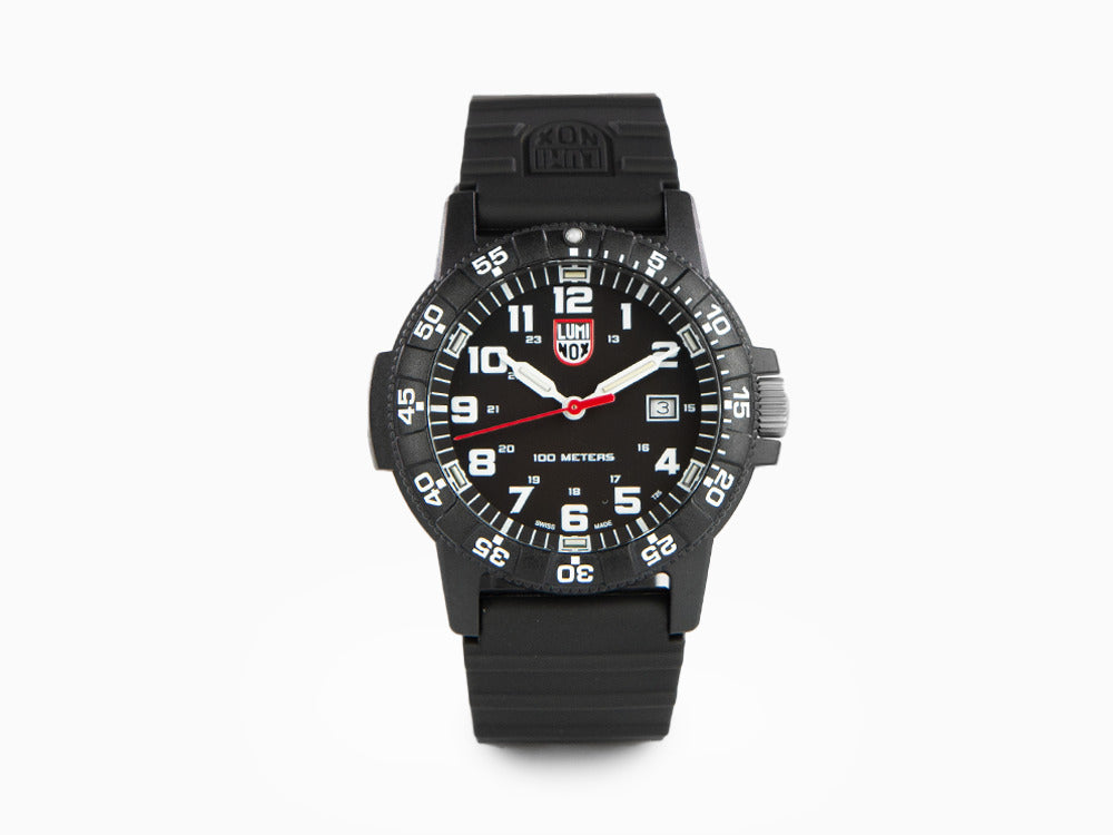 Montre à Quartz Luminox Leatherback Sea Turtle Giant, Noir, Carbone, 44mm