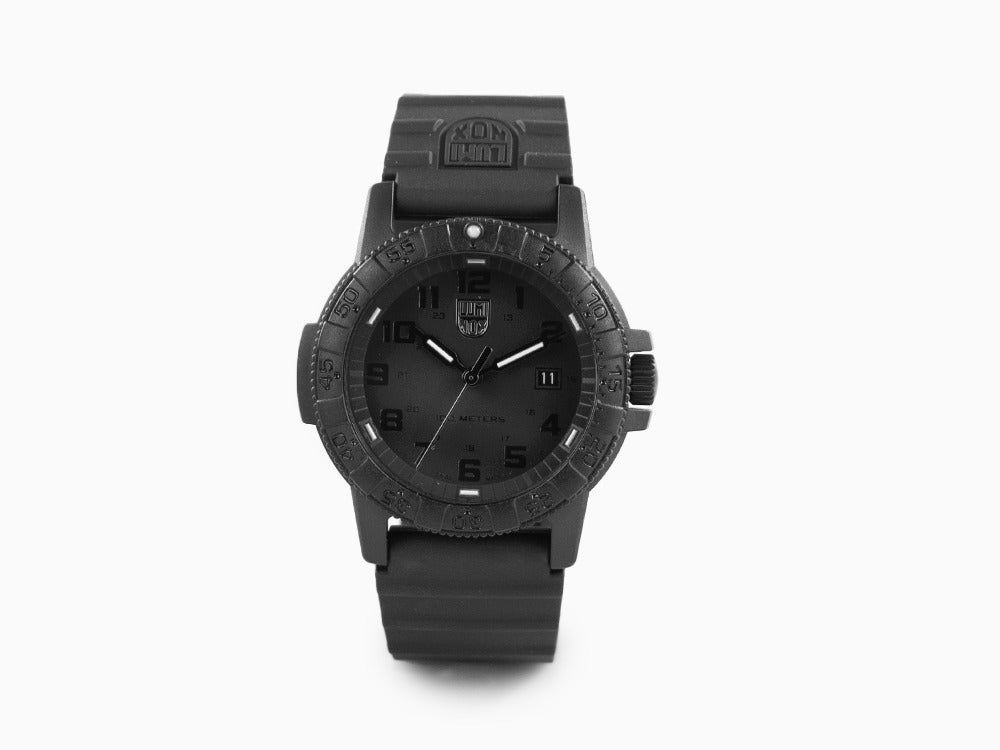 Montre à Quartz Luminox Leatherback Sea Turtle Giant 0320, Noir, Carbone, 44mm