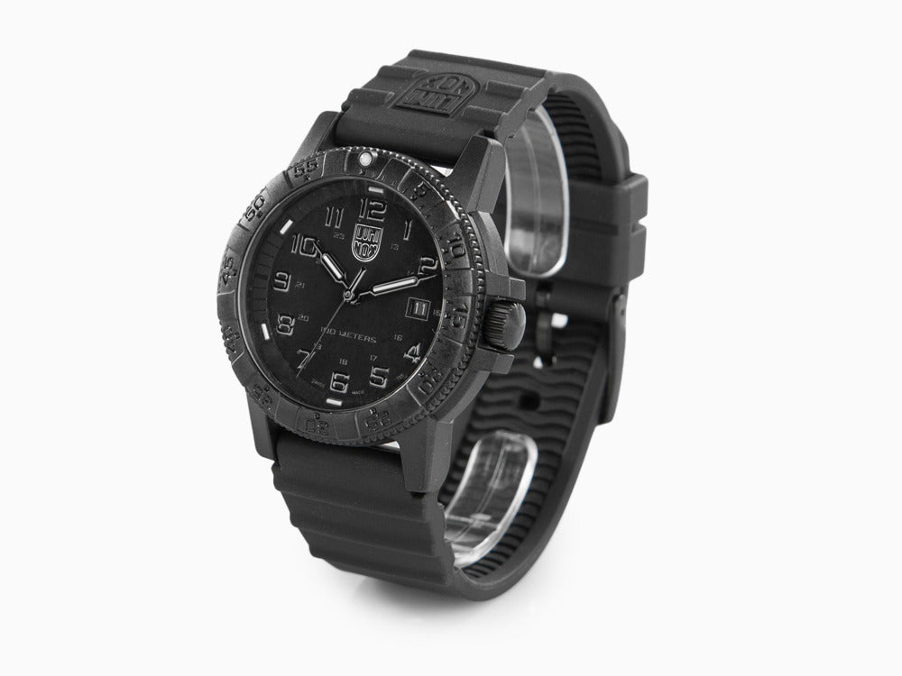 Montre à Quartz Luminox Leatherback Sea Turtle Giant 0320, Noir, Carbone, 44mm
