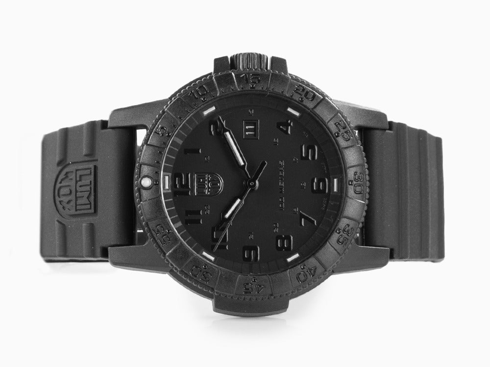 Montre à Quartz Luminox Leatherback Sea Turtle Giant 0320, Noir, Carbone, 44mm
