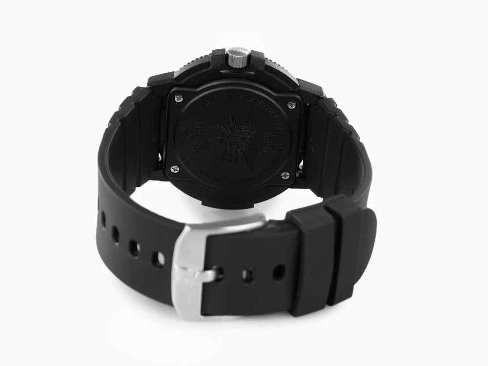 Montre à Quartz Luminox Sea Navy Seal, Carbone, Noir/Blanc, XS.3001