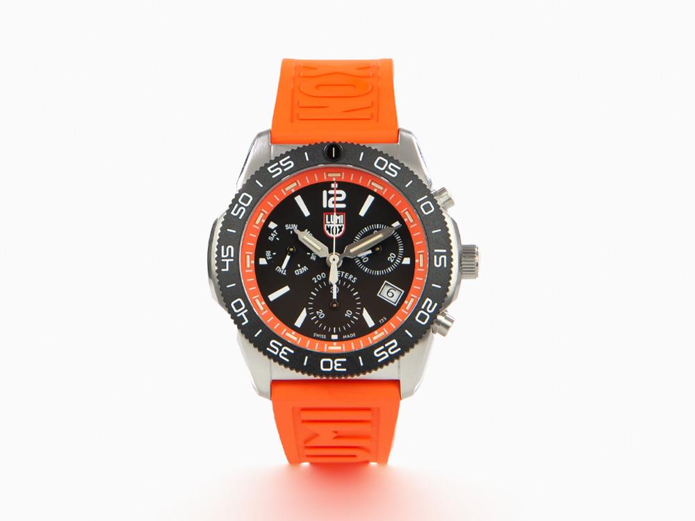 Montre à Quartz Luminox Pacific Diver, CARBONOX, Noir, 44 mm, 20 atm, XS.3149