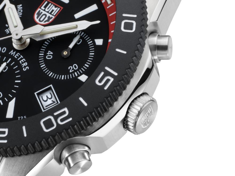 Montre à Quartz Luminox Pacific Diver, CARBONOX, Noir, 44 mm, 20 atm, XS.3155