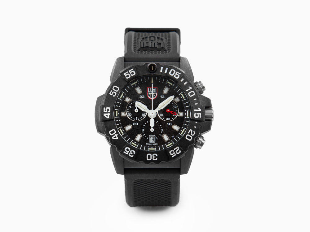 Montre à Quartz Luminox Sea Navy Seal Chronograph 3580 Series, Noir, XS.3581