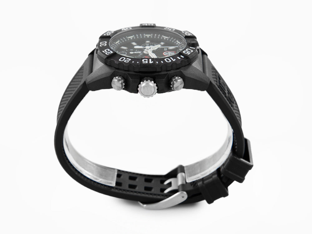 Montre à Quartz Luminox Sea Navy Seal Chronograph 3580 Series, Noir, XS.3581