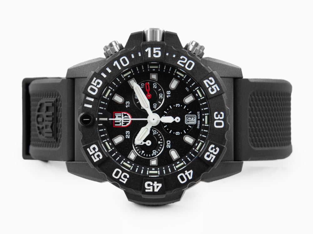 Montre à Quartz Luminox Sea Navy Seal Chronograph 3580 Series, Noir, XS.3581
