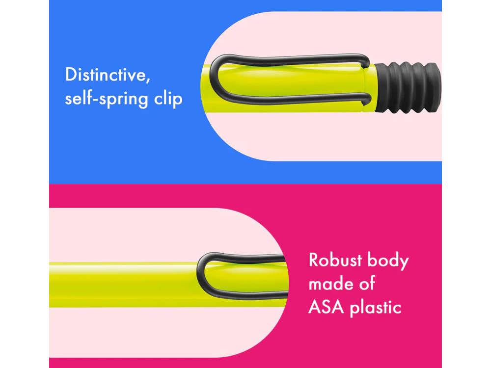 Stylo bille Lamy Safari Neon Yellow, Édition spéciale, 1241856