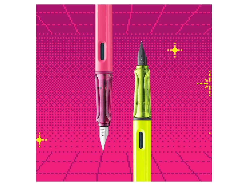 Stylo Plume Lamy Safari Neon Pink, Édition spéciale, 1241892