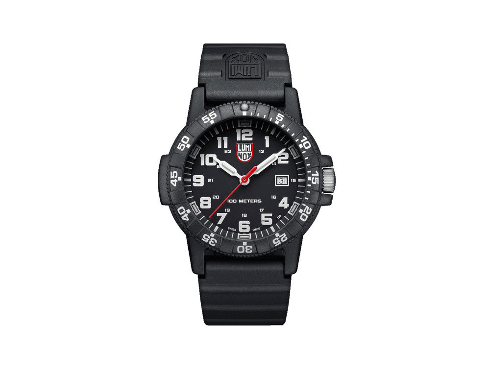 Montre à Quartz Luminox Leatherback Sea Turtle Giant, Noir, Carbone, 44mm