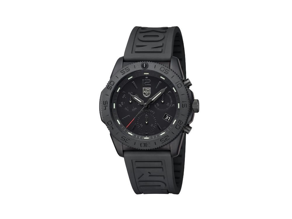 Montre à Quartz Luminox Sea Pacific Diver, Noir, 44 mm, Jour, 20 atm, XS.3141.BO