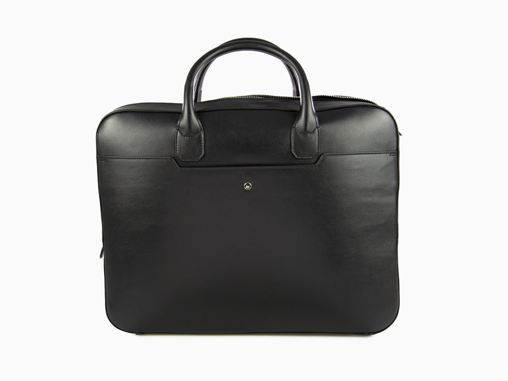 Porte documents Montegrappa Laptop Bag Signet Series, Cuir, Noir, IC00LB03