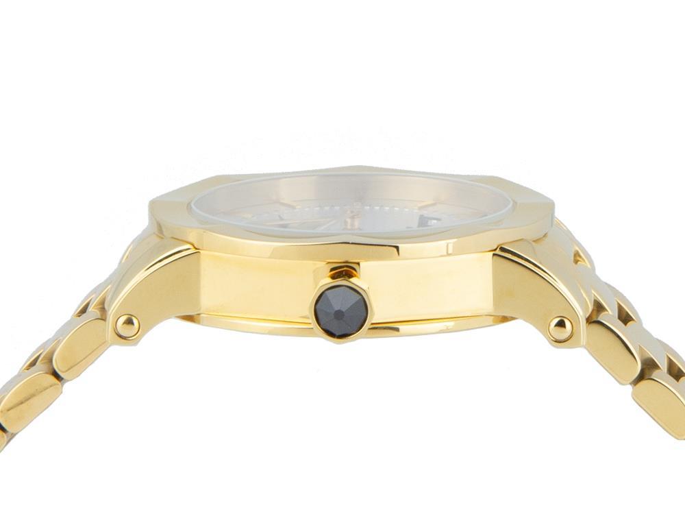 Montre à quartz Montegrappa Nero Uno Ladies, Or PVD, 36mm. 5 atm. IDLNWA14-Y