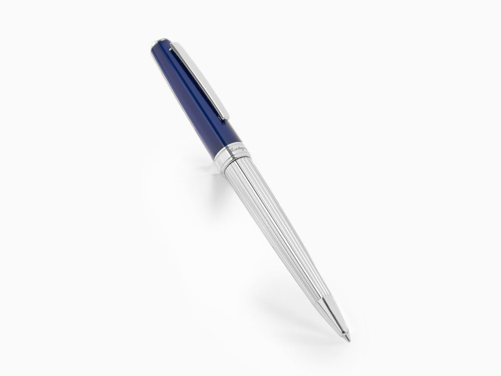 Stylo bille Montegrappa Armonia Duetto, Acier, Bleu, ISA1MBAB