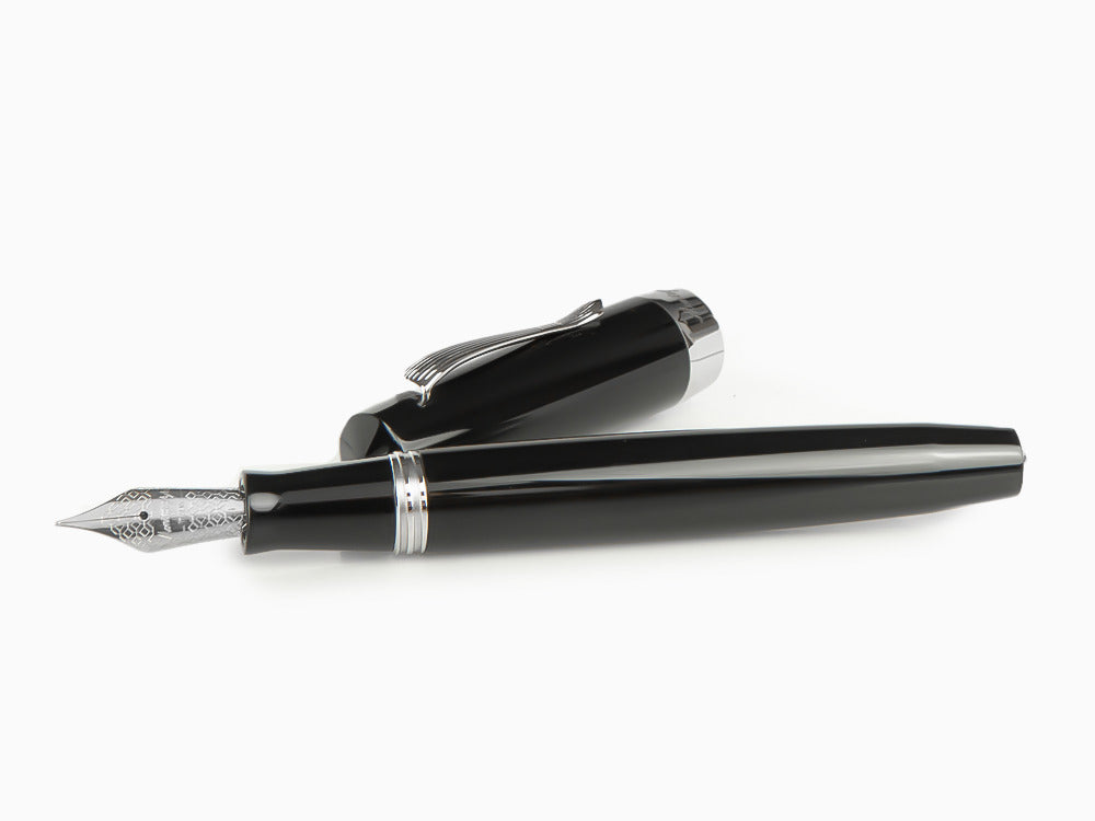Stylo Plume Montegrappa Elmo 02 Jet Black, ISE2R-AC