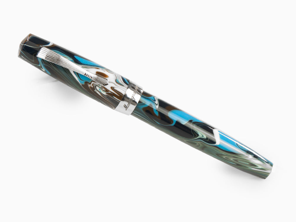 Roller Montegrappa Elmo 02 Sorapis, Résine, Acier Inoxydable, ISE2RRAB