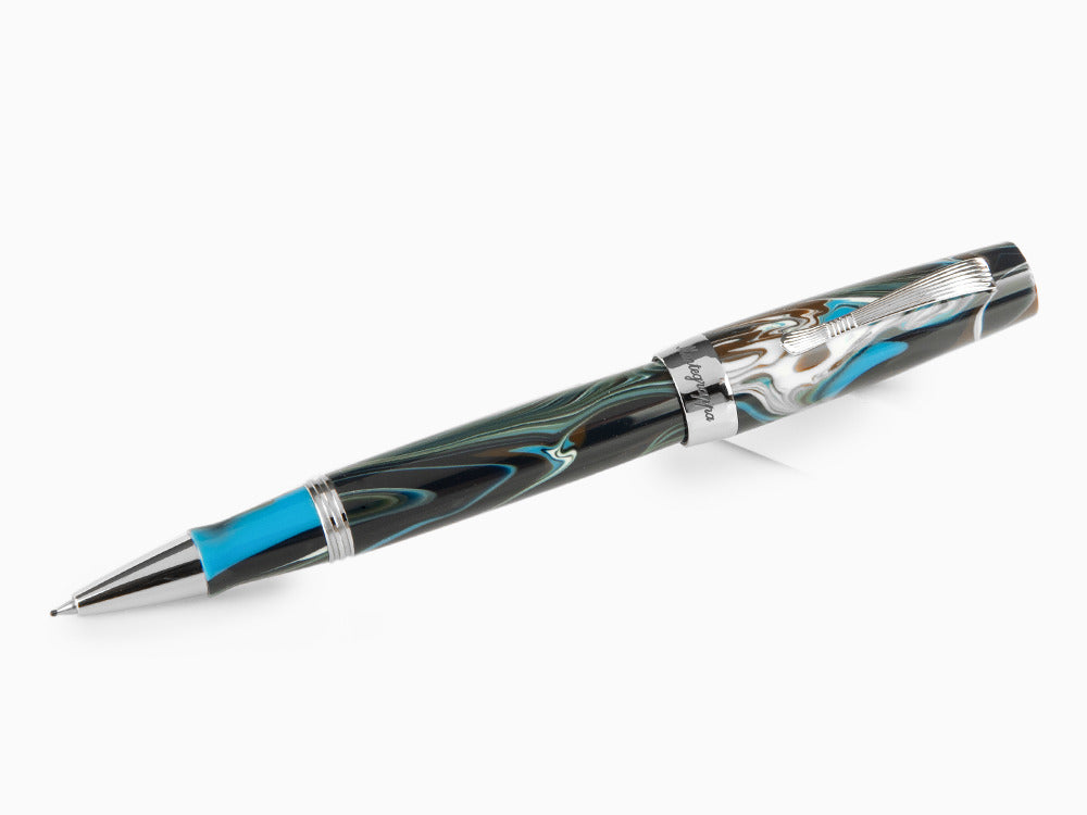 Roller Montegrappa Elmo 02 Sorapis, Résine, Acier Inoxydable, ISE2RRAB