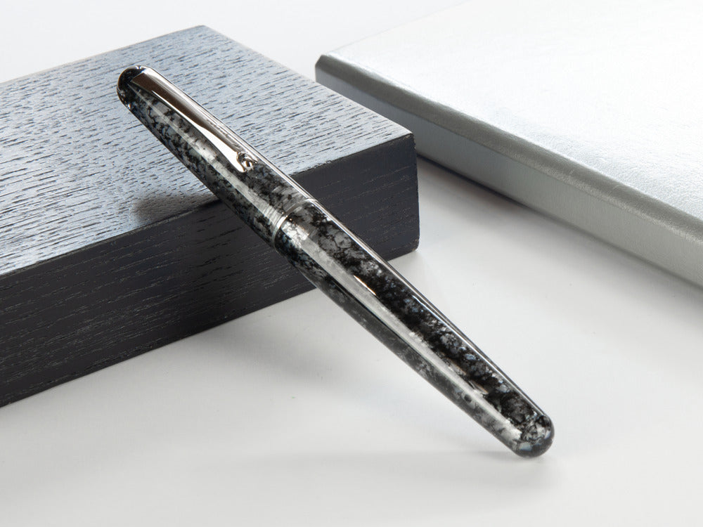 Roller Montegrappa Elmo Ambiente Charcoal, Résine, Acier Inoxydable, ISEERRIC
