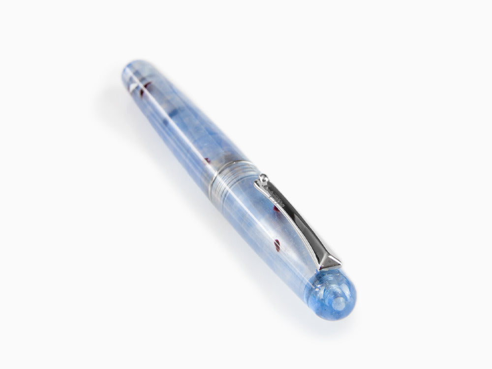 Roller Montegrappa Elmo Ambiente Ocean, Résine, Acier Inoxydable, ISEERRID