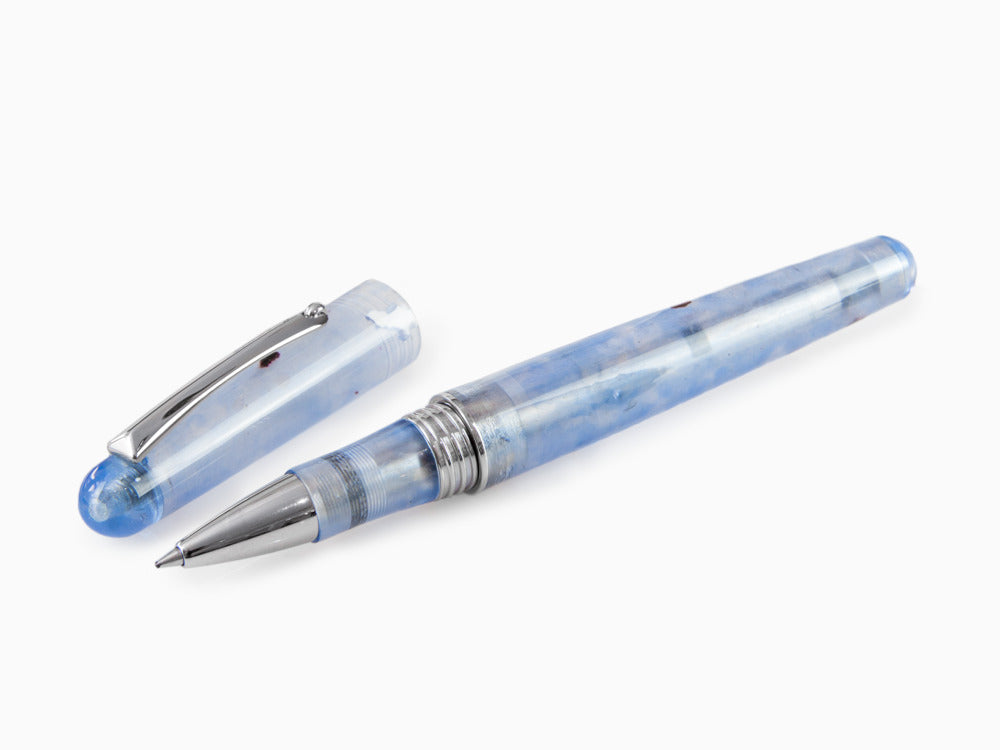 Roller Montegrappa Elmo Ambiente Ocean, Résine, Acier Inoxydable, ISEERRID