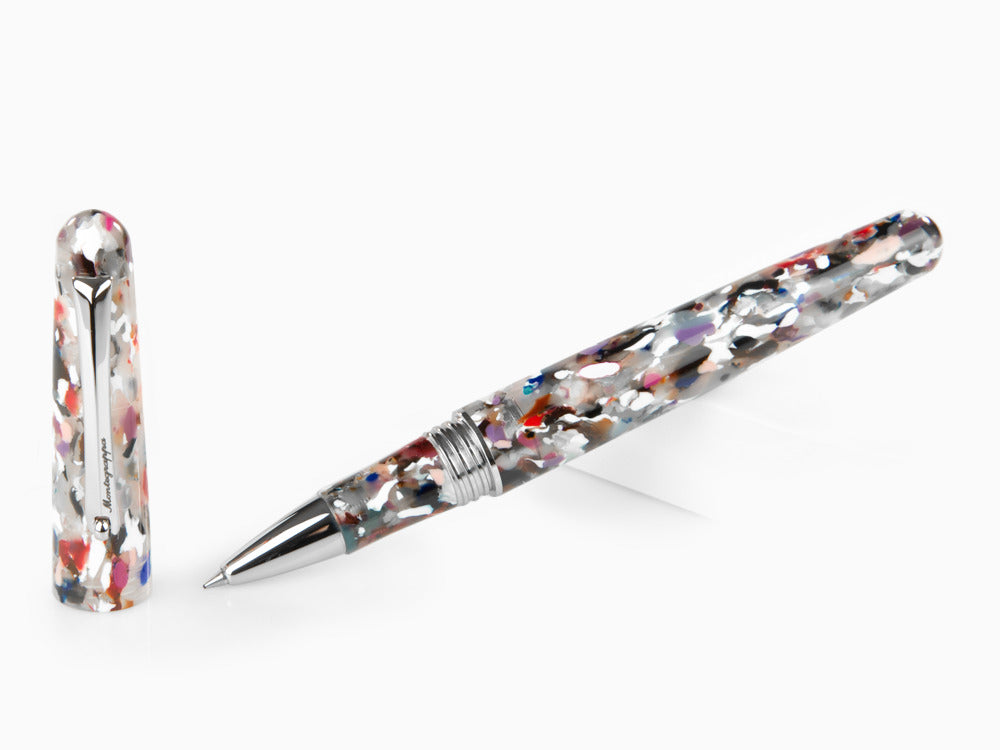 Roller Montegrappa Elmo Ambiente Kaleido, Résine, Acier Inoxydable, ISEERRIK