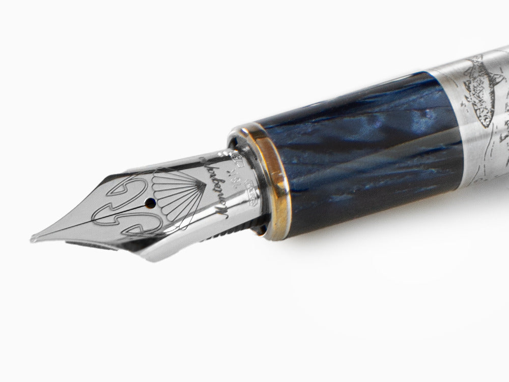 Stylo Plume Montegrappa Prince Albert II Of Monaco Oceans, LE, ISFMN-SE
