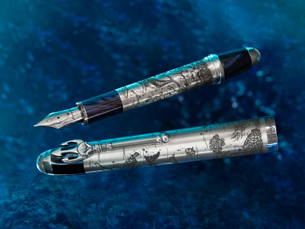 Stylo Plume Montegrappa Prince Albert II Of Monaco Oceans, LE, ISFMN-SE