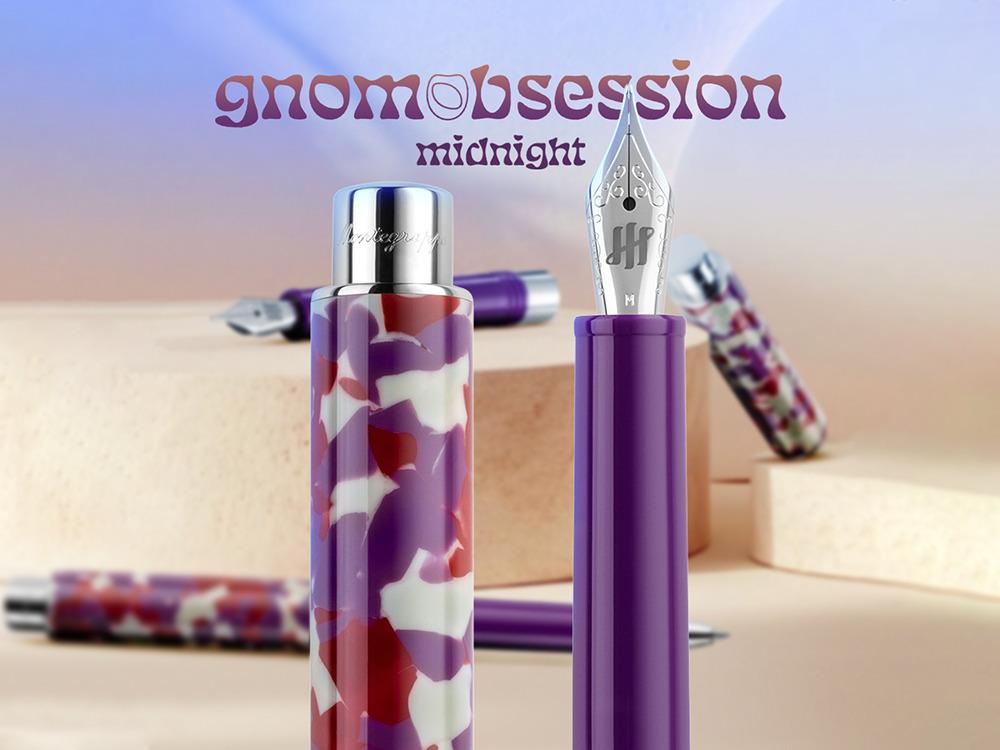 Stylo Plume Montegrappa Gnomo Obsession Midnight, Violet, ISGNO-AL