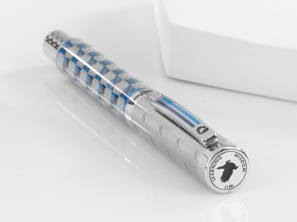 Roller Montegrappa Harry Potter Ravenclaw, Acier inoxidable, Bleu, ISHPRRRC