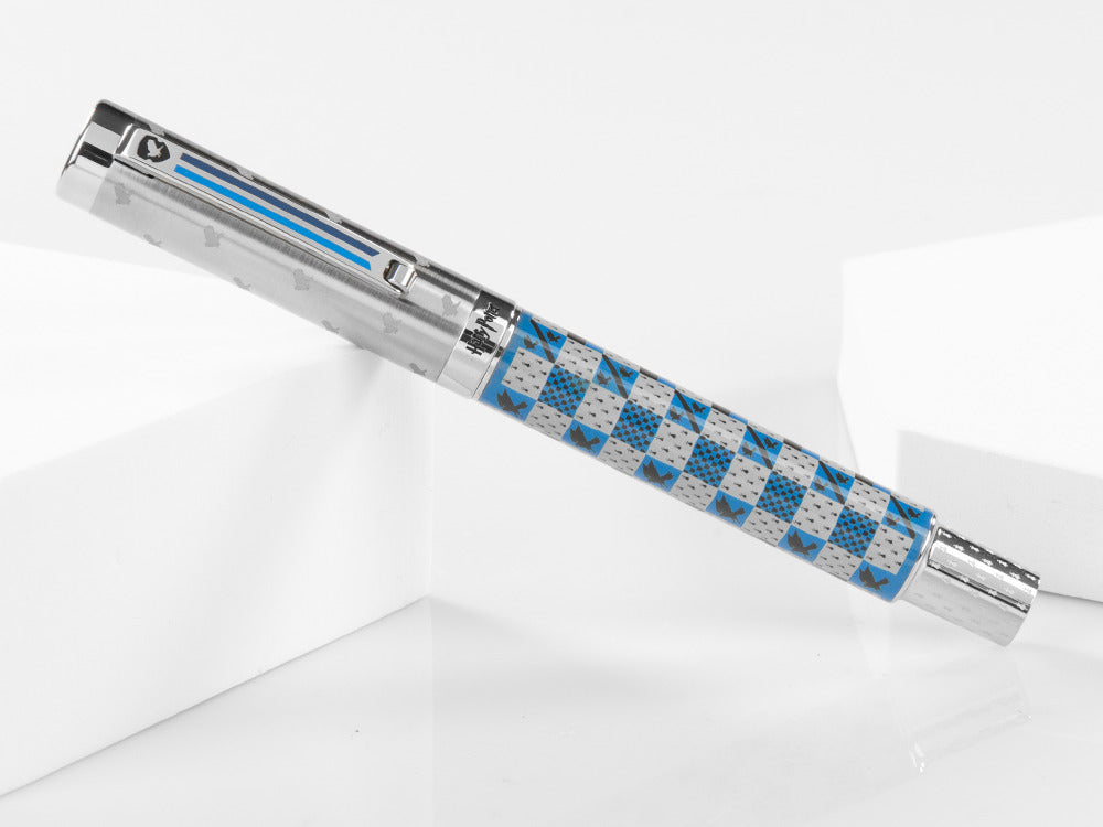 Roller Montegrappa Harry Potter Ravenclaw, Acier inoxidable, Bleu, ISHPRRRC