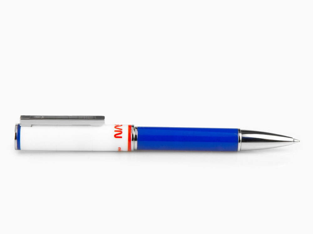 Stylo bille Montegrappa NASA Atlantis, Résine, Bleu, Acier Inoxydable, ISN1RBBP