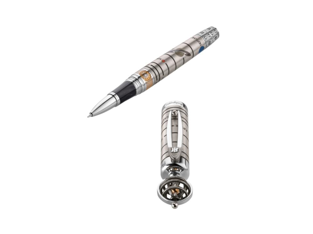 Roller Montegrappa Nicolaus Copernicus, Argent, Edition Limitée, ISNCNRSE