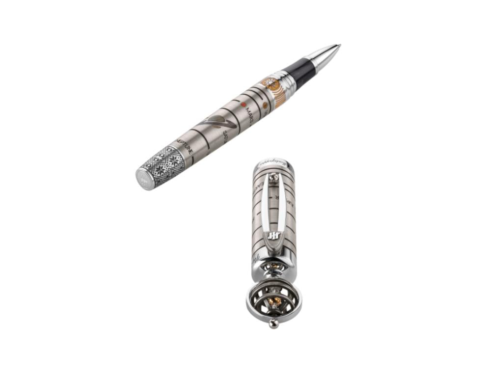 Roller Montegrappa Nicolaus Copernicus, Argent, Edition Limitée, ISNCNRSE