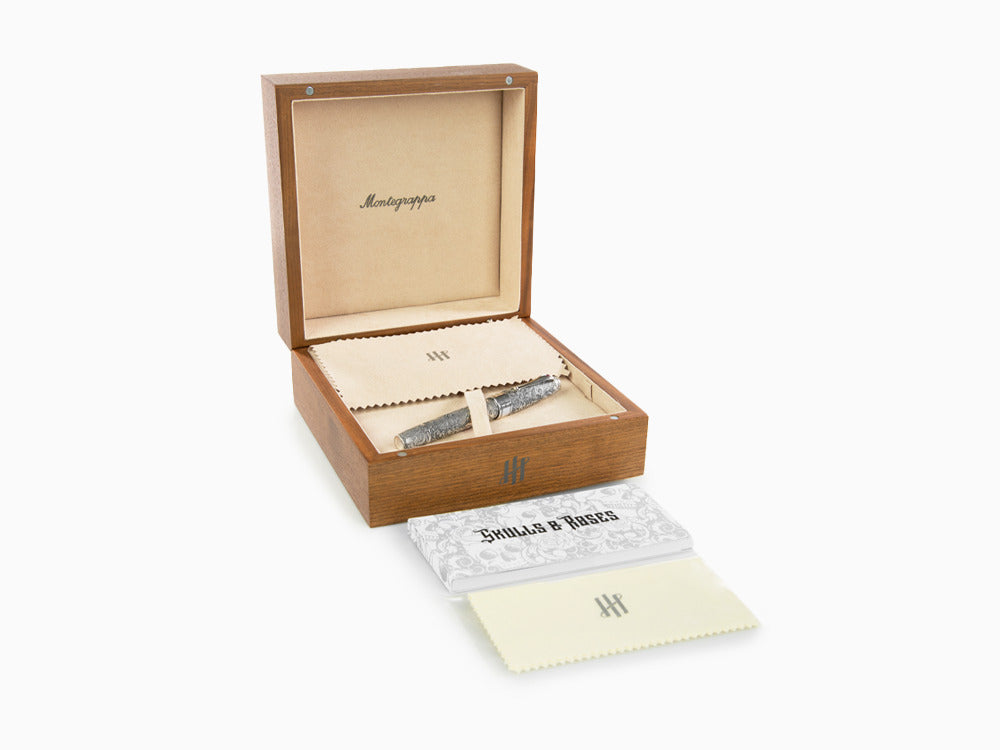 Stylo Plume Montegrappa Skulls & Roses, Edition Limitée, ISSKN-SE