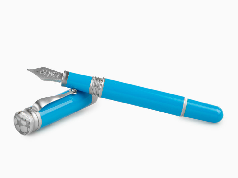 Stylo Plume Montegrappa UEFA Champions League, Résine Bleue