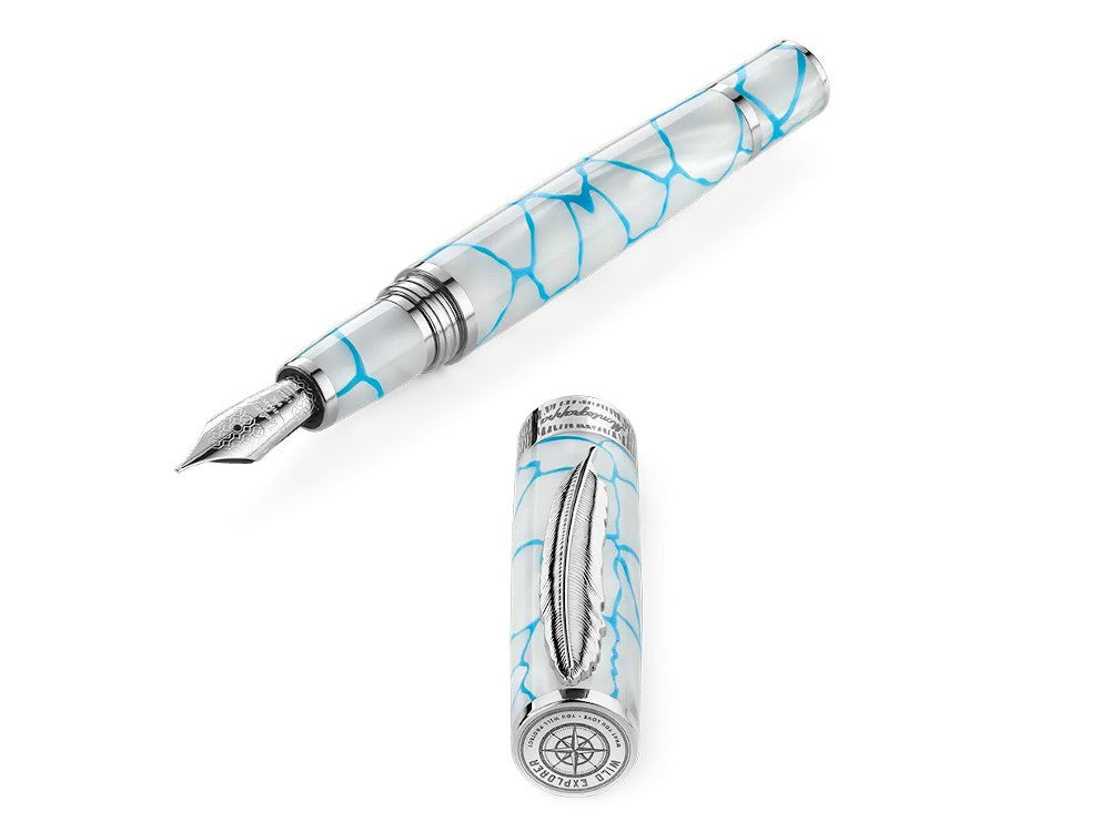 Stylo Plume Montegrappa Wild: Arctic Ice, Edition Limitée, ISWDR-IA