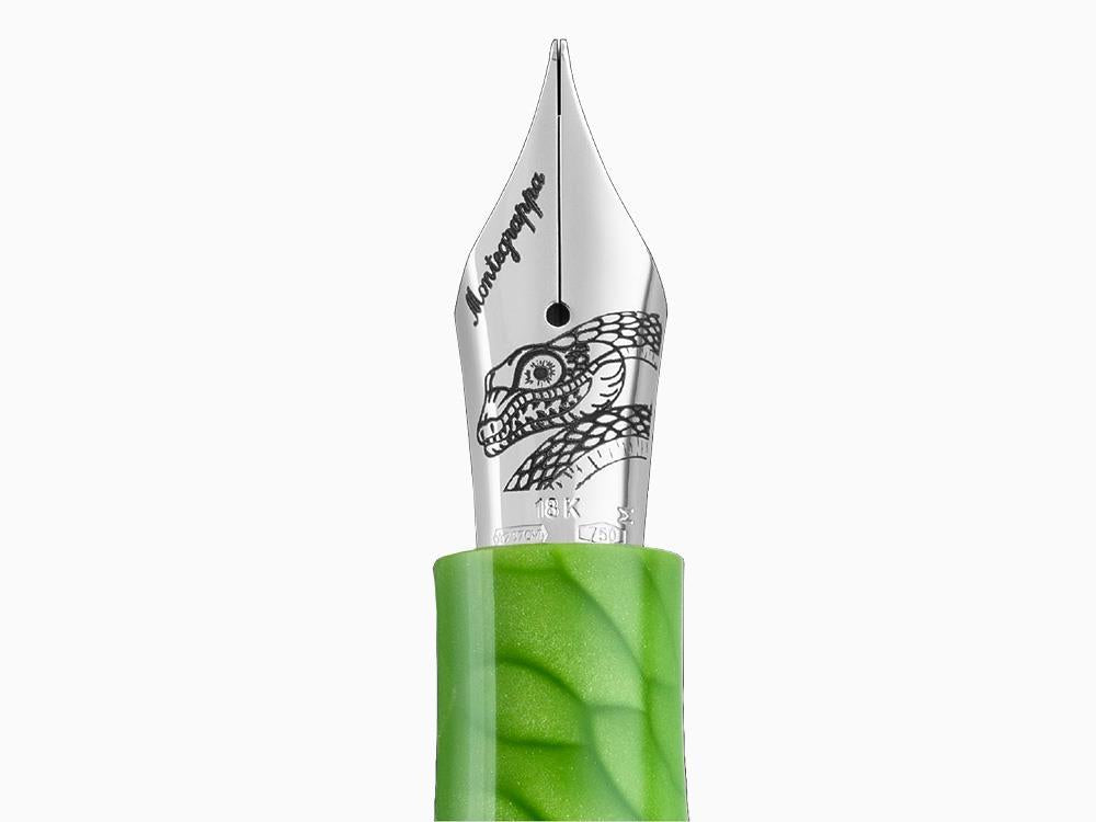 Stylo Plume Montegrappa Extra Year of the Snake EL, Argent, ISYNN-SE
