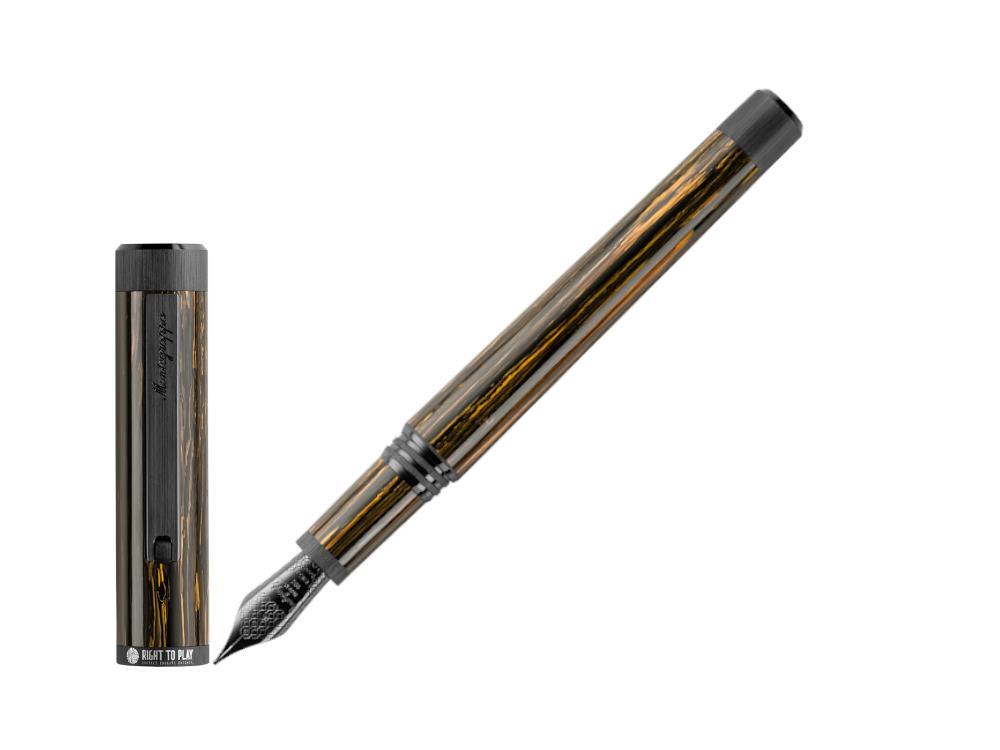 Plume Montegrappa Solidarity Edition Right To Play, Or 14K, ISZEI-4C-007