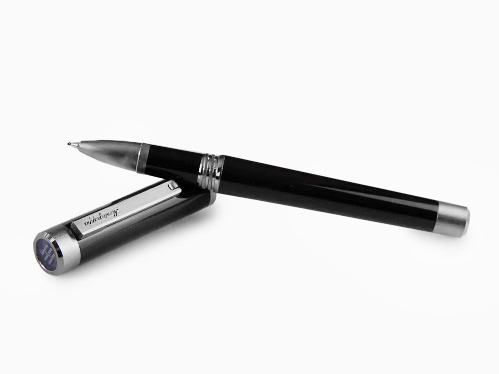 Roller Montegrappa Zero, Résine Noire, Ultra Black, ISZEIRIC