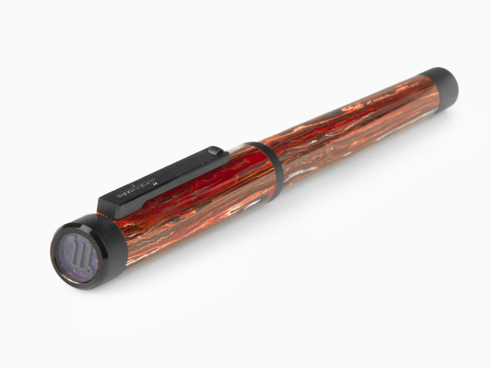 Stylo Plume Montegrappa Zero Zodiac Scorpio, 14K, Ed Lim, ISZEZ-4C-R4