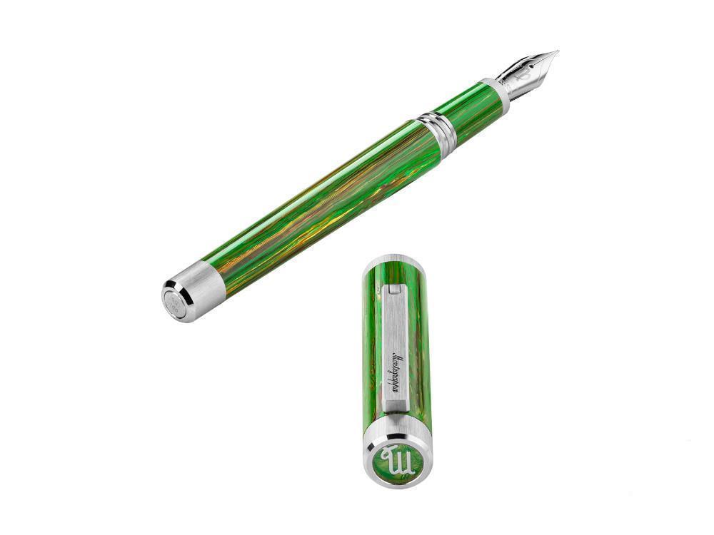 Stylo Plume Montegrappa Zero Zodiac Virgo, 14k, LE, ISZEZ-4P-G8