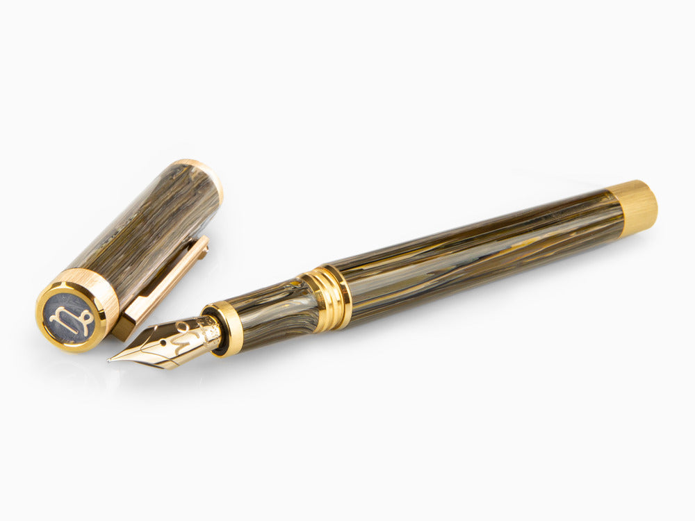 Stylo Plume Montegrappa Zero Zodiac Capricorn, 14K, Lim Ed. ISZEZ-4Y-M3