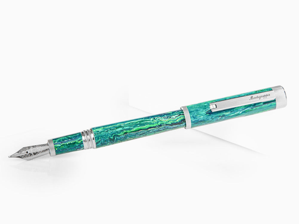 Stylo Plume Montegrappa Zero Zodiac Sagittarius, Acier, ISZEZ-IP-G10