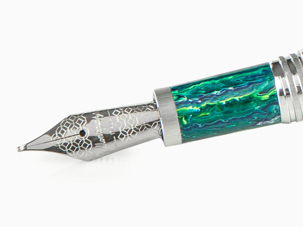 Stylo Plume Montegrappa Zero Zodiac Sagittarius, Acier, ISZEZ-IP-G10