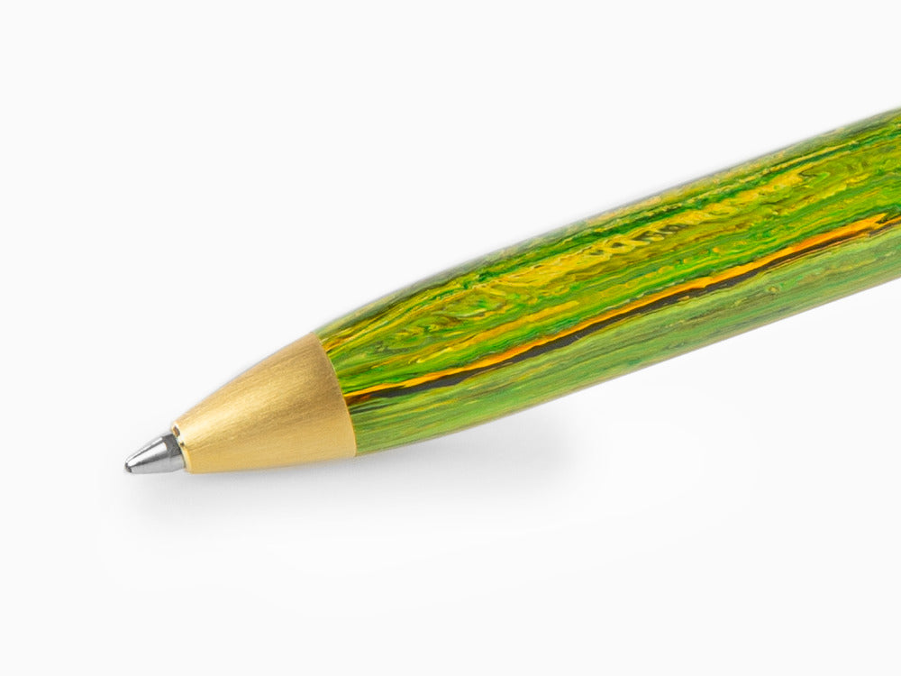 Stylo bille Montegrappa Zero Zodiac Gemini, Vert, Plaqué or, ISZEZBIY-G7