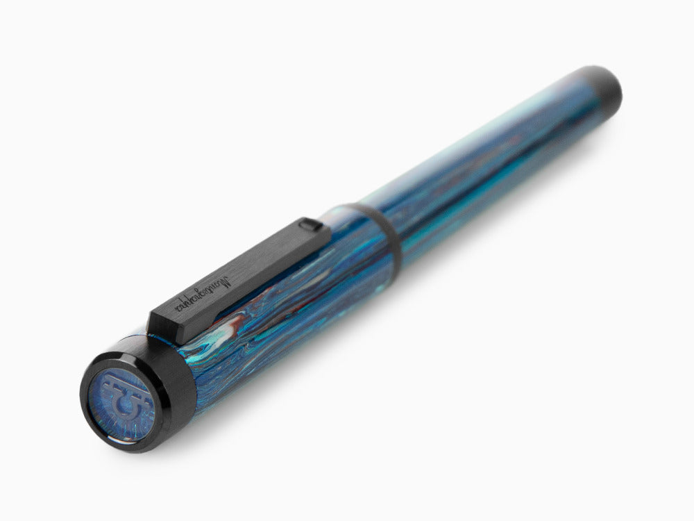 Roller Montegrappa Zero Zodiac Libra, Montegrappite, Bleu, PVD, ISZEZRIC-B8
