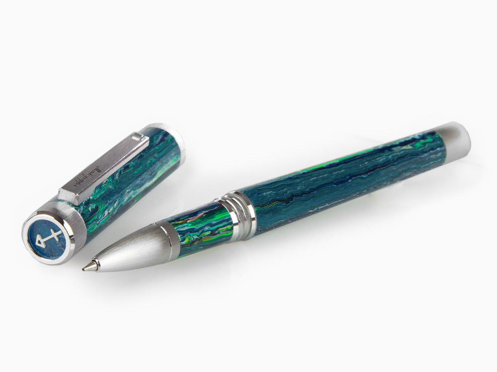 Roller Montegrappa Zero Zodiac Sagittarius, Montegrappite, Acier, ISZEZRIP-G10