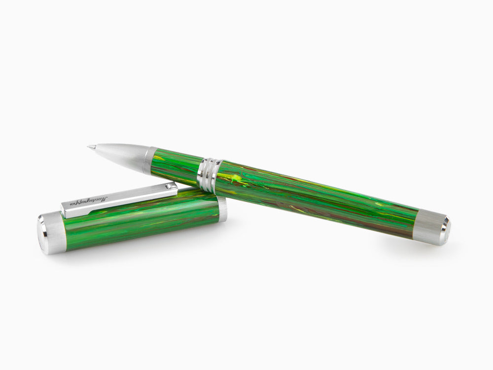 Roller Montegrappa Zero Zodiac Virgo, Montegrappite, Vert, Acier, ISZEZRIP-G8
