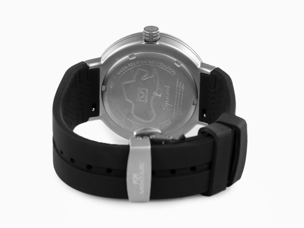 Montre à Quartz Montjuic Elegance, Acier Inoxydable, Vert, 43 mm, MJ1.0305.S